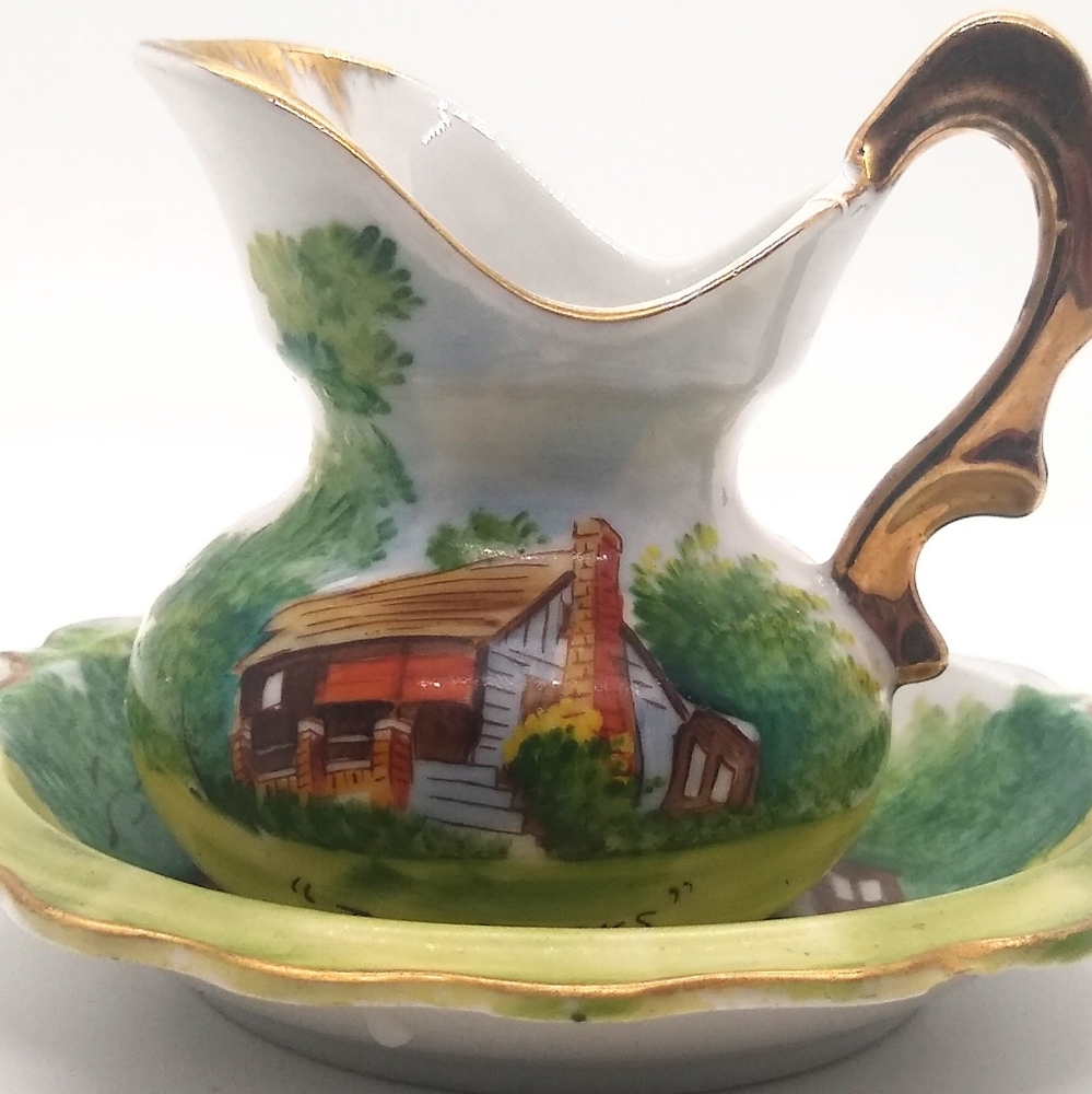 Vintage Ozark Pitcher & Bowl miniature set